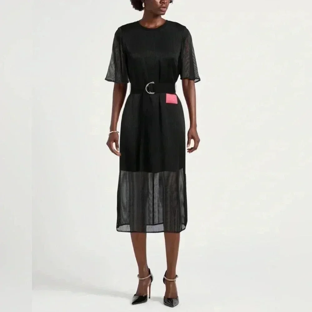 armani exchange midi dress Armani Exchange